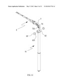 STRUCTURE FOR AUTOMATICALLY ROTATING A SPIRAL ROD diagram and image