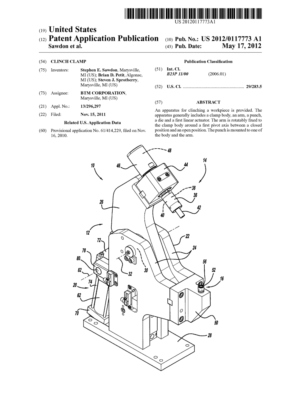 CLINCH CLAMP - diagram, schematic, and image 01