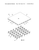 MODULAR FLOOR TILE WITH RESILIENT SUPPORT MEMBERS diagram and image