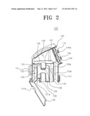 DUST COLLECTOR FOR A VACUUM CLEANER HAVING A DUST REMOVAL FUNCTION diagram and image