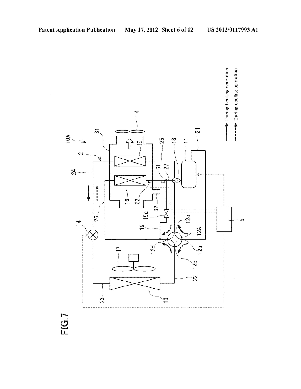 VEHICLE AIR CONDITIONING DEVICE - diagram, schematic, and image 07