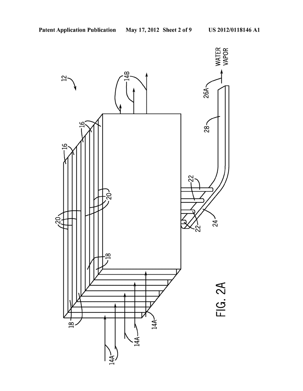 SYSTEM AND METHOD FOR EFFICIENT MULTI-STAGE AIR DEHUMIDIFICATION AND     LIQUID RECOVERY - diagram, schematic, and image 03