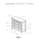 FURNITURE PACKING STRUCTURE AND METHOD diagram and image