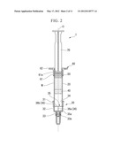 Packaging Plate, Syringe-Holding Container, and Method of Manufacturing     Combined Container-Syringe diagram and image