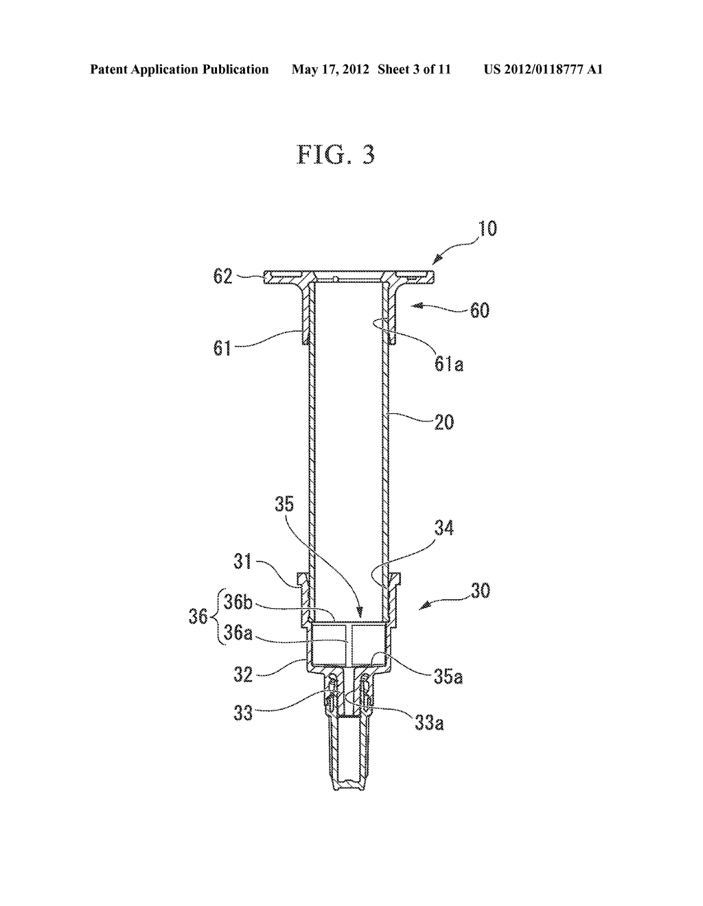 Packaging Plate, Syringe-Holding Container, and Method of Manufacturing     Combined Container-Syringe - diagram, schematic, and image 04