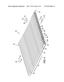 Pleated Filter Element with Tapering Bend Lines diagram and image