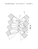 Pleated Filter Element with Tapering Bend Lines diagram and image