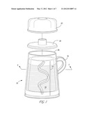 BEVERAGE CONTAINER WITH CHILL SLEEVE diagram and image