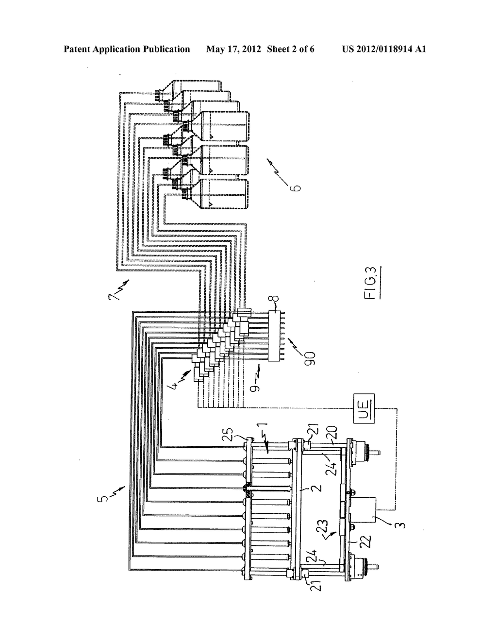 DEVICE FOR DOSING DYES FOR THE PREPARATION OF DYEING BATHS - diagram, schematic, and image 03