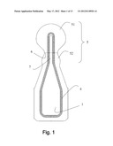 NON-RESEALABLE THERMOFORMED PACKAGING FOR LIQUID OR PASTY SUBSTANCES diagram and image