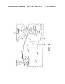 POINT-OF-TRANSACTION WORKSTATION FOR IMAGING INDICIA OVER FULL COVERAGE     SCAN ZONE OCCUPIED BY ASYMMETRICAL LIGHT COLLECTION REGIONS diagram and image