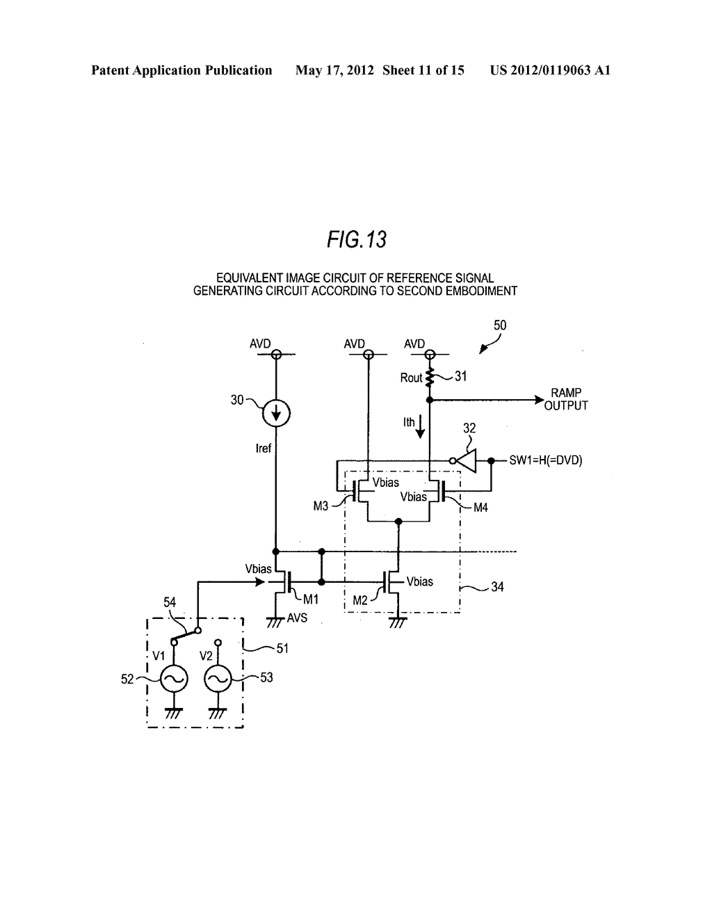 Solid-state imaging device and method of adjusting reference voltage - diagram, schematic, and image 12