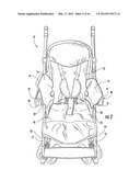 RECLINABLE SEATBACK SUPPORT FOR STROLLER diagram and image