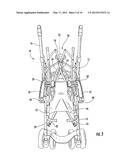 RECLINABLE SEATBACK SUPPORT FOR STROLLER diagram and image