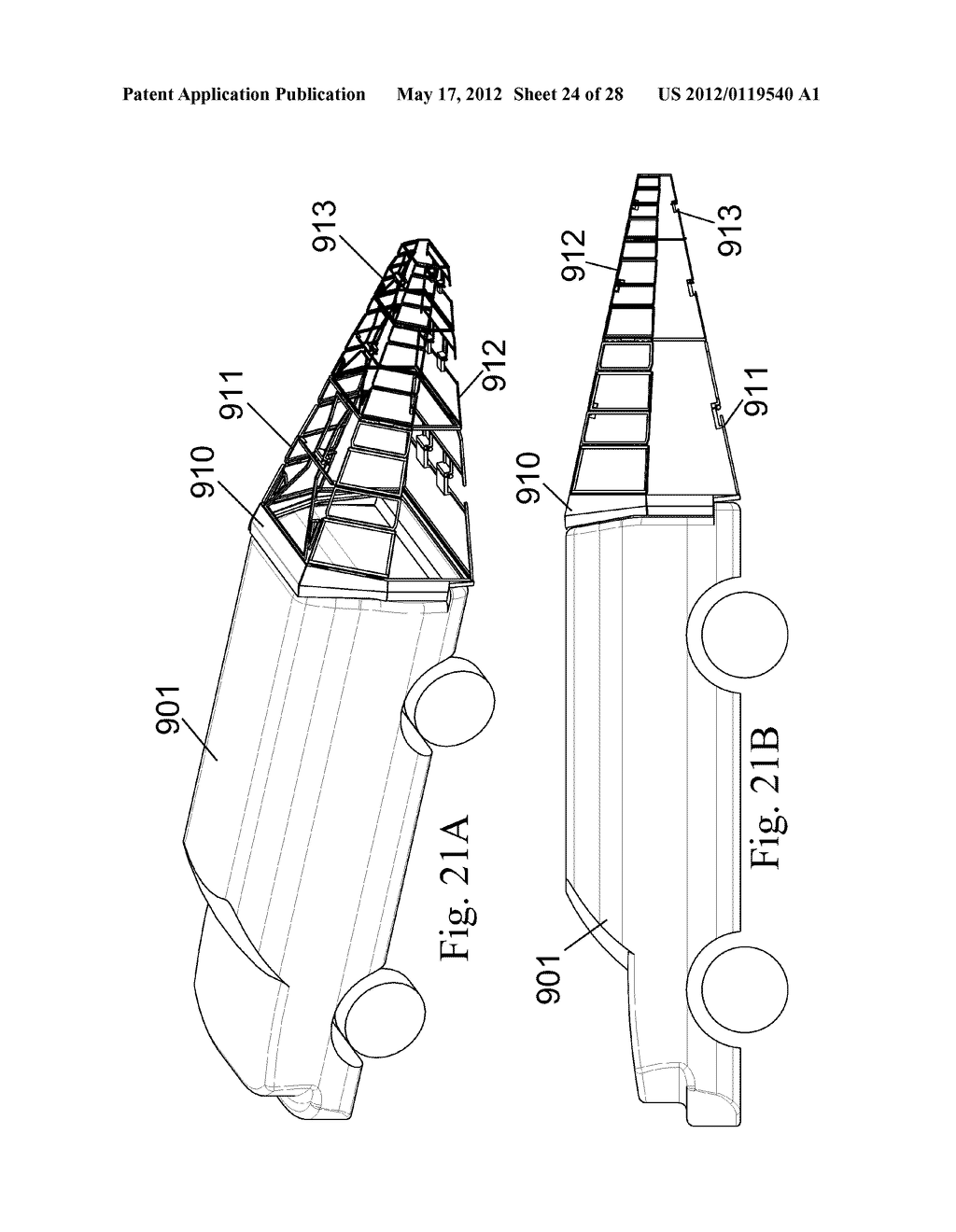 AERODYNAMIC DRAG REDUCING APPARATUS - diagram, schematic, and image 25