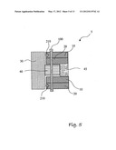 CAGE IN AN MRD WITH A FASTENING/ATTENUATING SYSTEM diagram and image