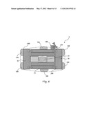 CAGE IN AN MRD WITH A FASTENING/ATTENUATING SYSTEM diagram and image