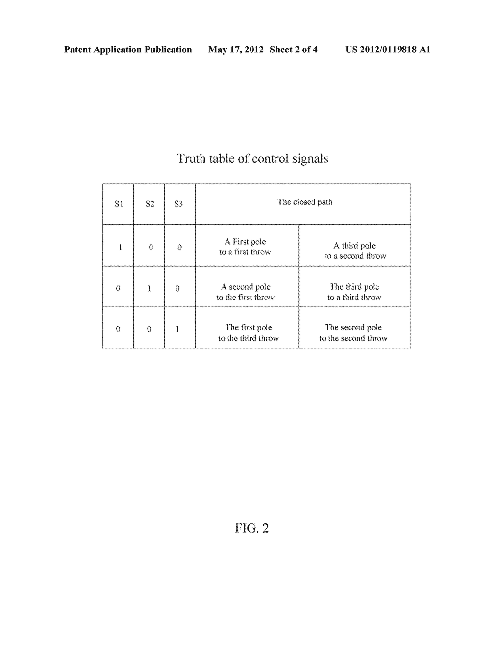 THREE-POLE THREE-THROW SWITCH AND COMMUNICATION DEVICE - diagram, schematic, and image 03