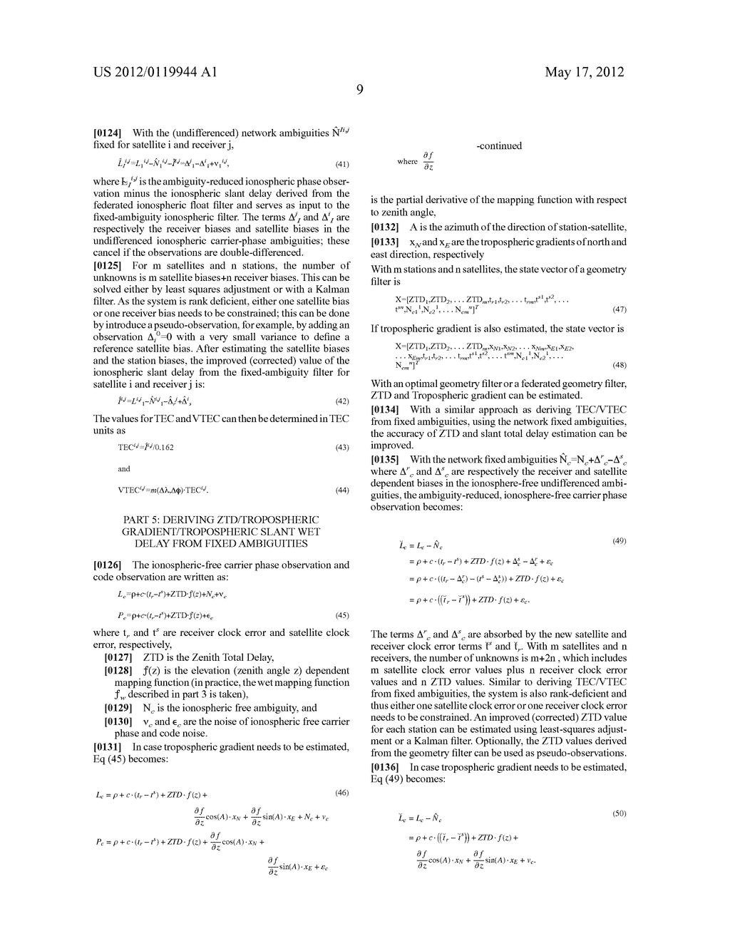 GNSS ATMOSPHERIC ESTIMATION WITH AMBIGUITY FIXING - diagram, schematic, and image 29