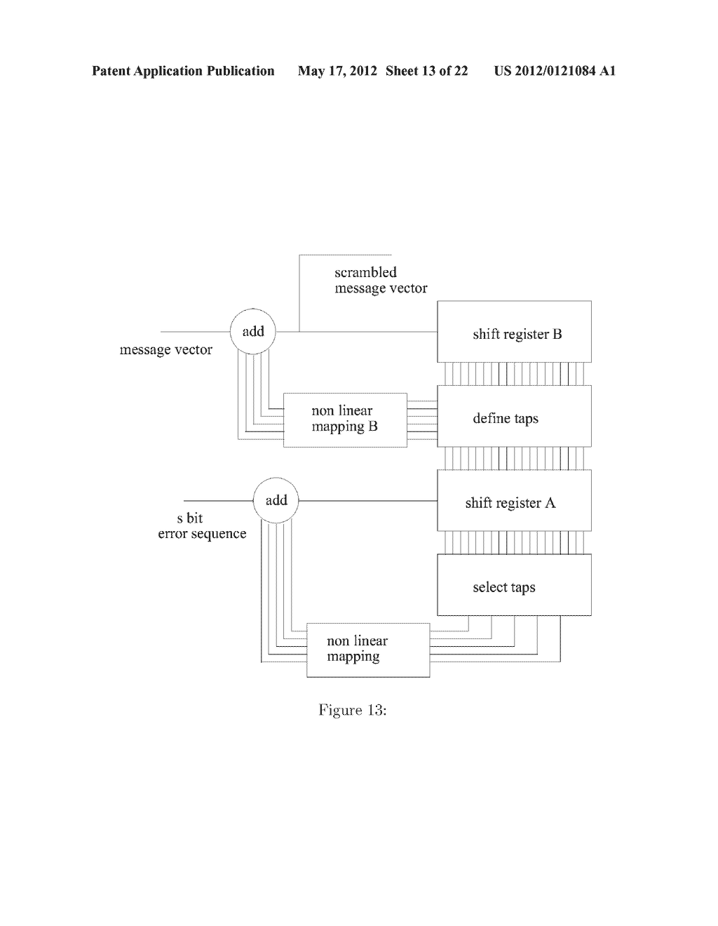 PUBLIC KEY ENCRYPTION SYSTEM USING ERROR CORRECTING CODES - diagram, schematic, and image 14