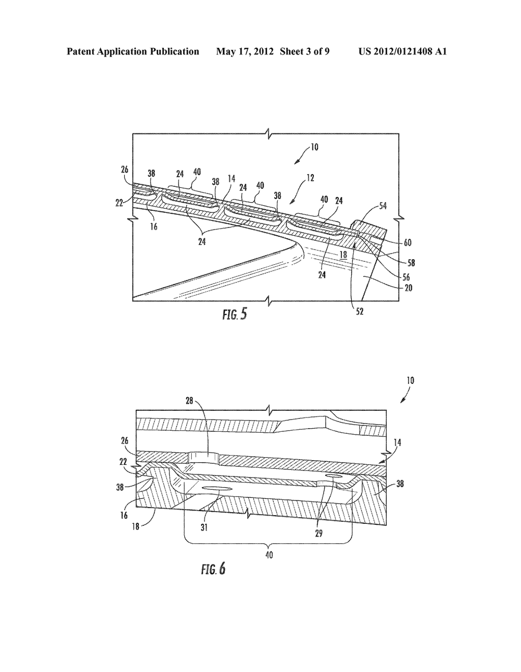 TURBINE TRANSITION COMPONENT FORMED FROM A TWO SECTION, AIR-COOLED     MULTI-LAYER OUTER PANEL FOR USE IN A GAS TURBINE ENGINE - diagram, schematic, and image 04