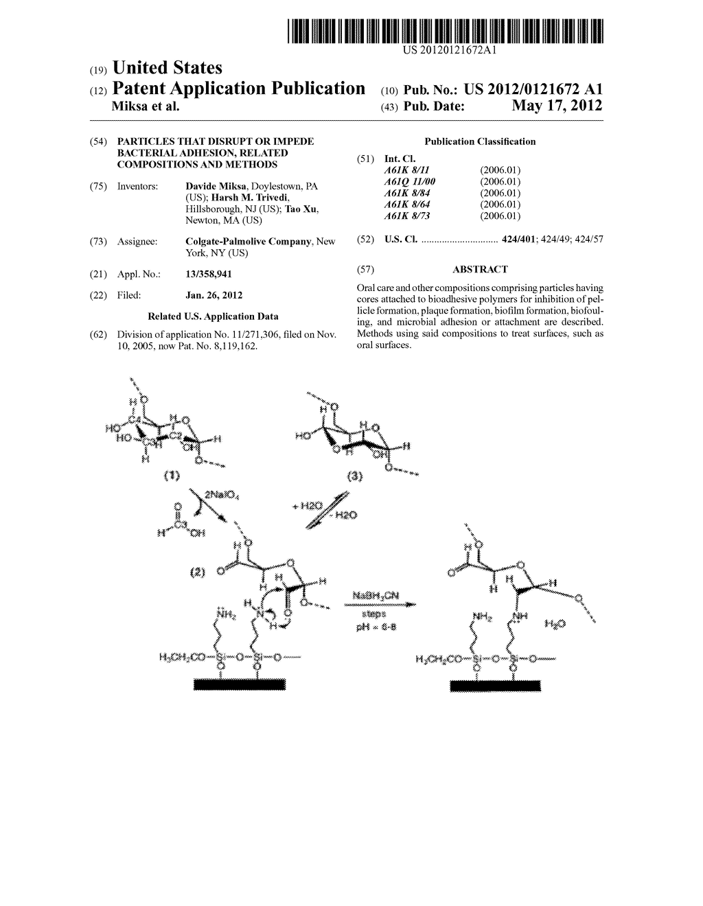 PARTICLES THAT DISRUPT OR IMPEDE BACTERIAL ADHESION, RELATED COMPOSITIONS     AND METHODS - diagram, schematic, and image 01