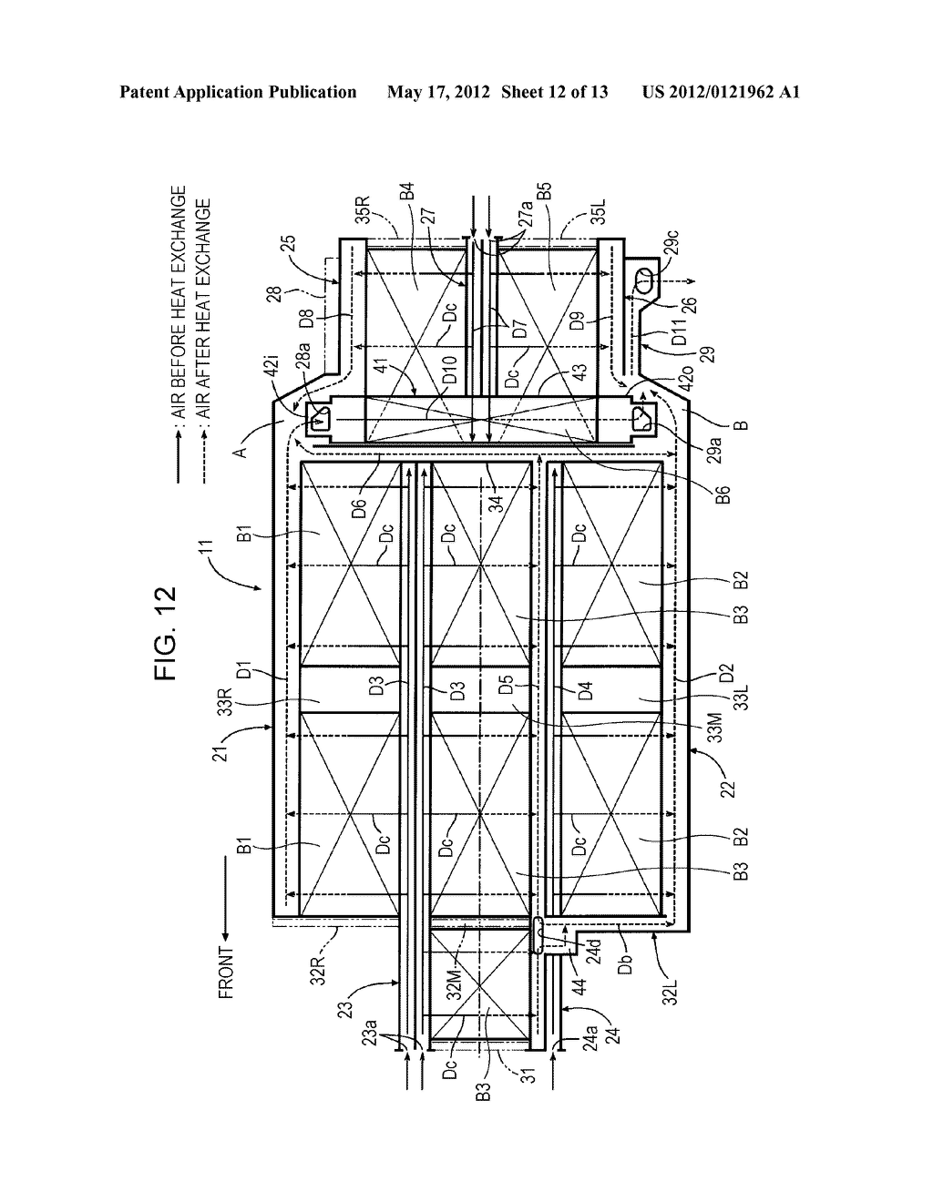 BATTERY COOLING STRUCTURE - diagram, schematic, and image 13