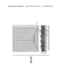 CONTINUOUS LARGE AREA IMAGING AND DISPLAY ARRAYS USING READOUT ARRAYS     FABRICATED IN SILICON-ON-GLASS SUBSTRATES diagram and image