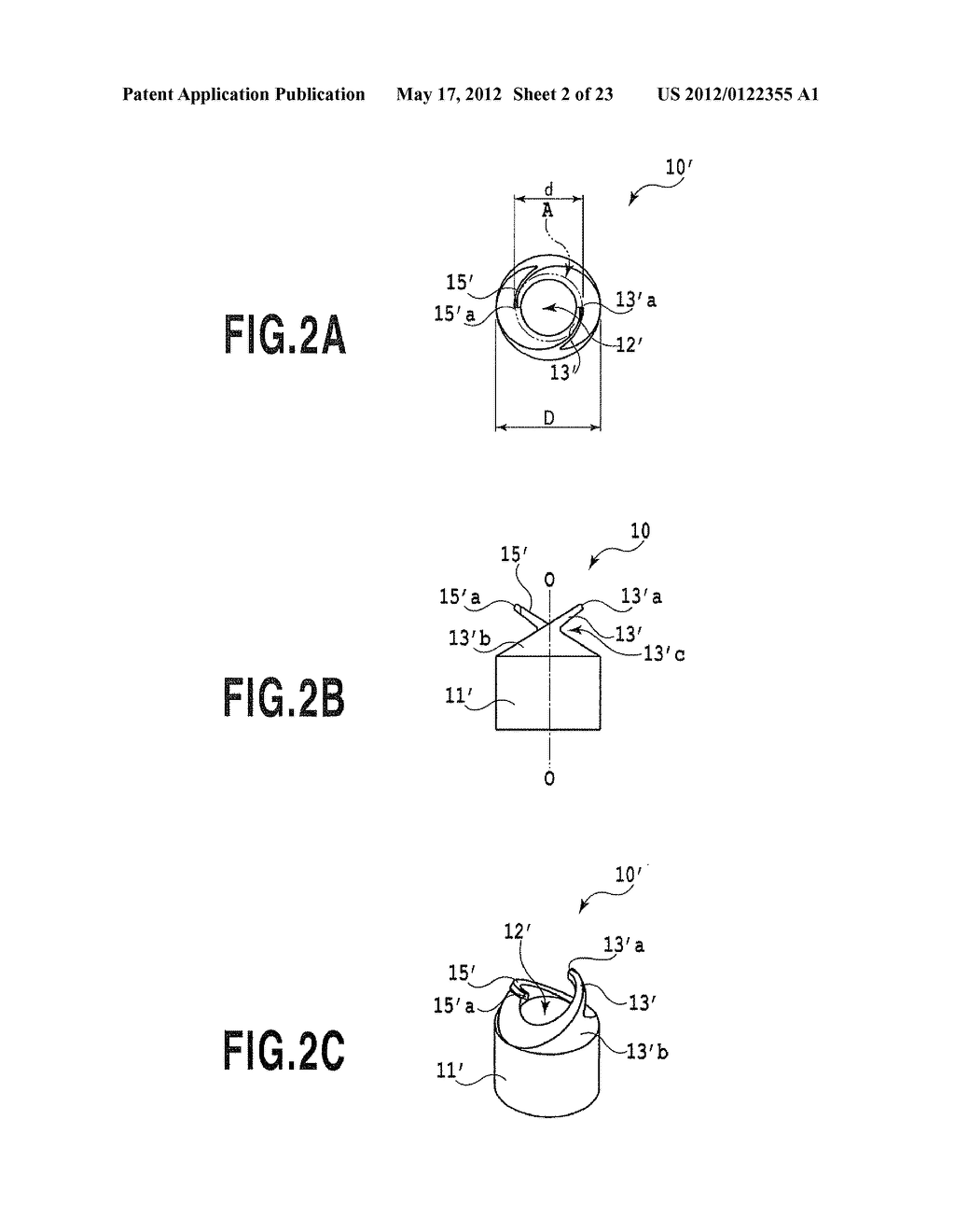 CONTACT HEAD, PROBE PIN INCLUDING THE SAME, AND ELECTRICAL CONNECTOR USING     THE PROBE PIN - diagram, schematic, and image 03