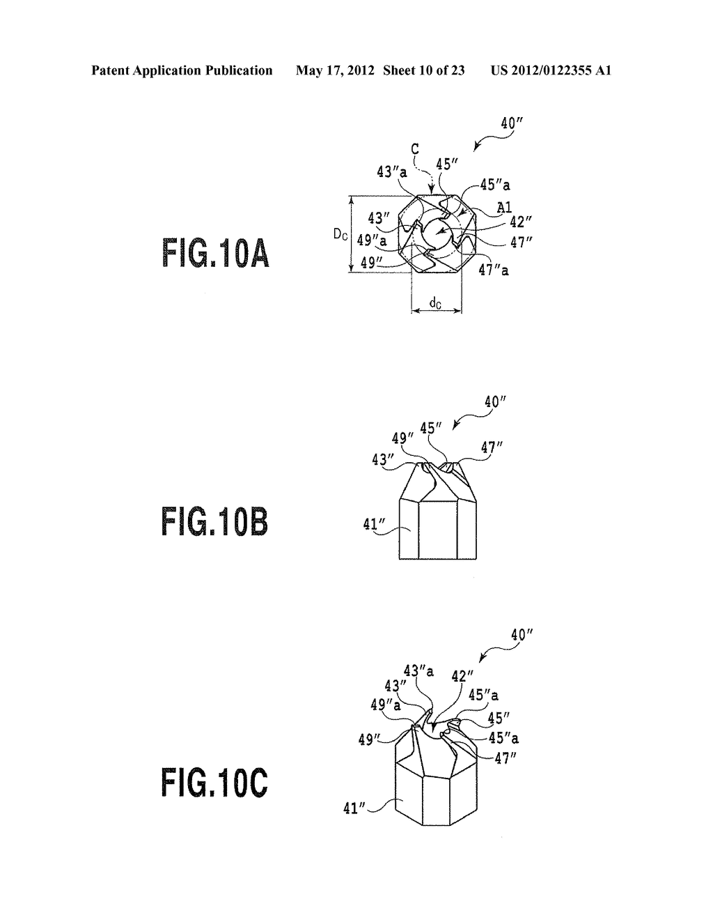 CONTACT HEAD, PROBE PIN INCLUDING THE SAME, AND ELECTRICAL CONNECTOR USING     THE PROBE PIN - diagram, schematic, and image 11