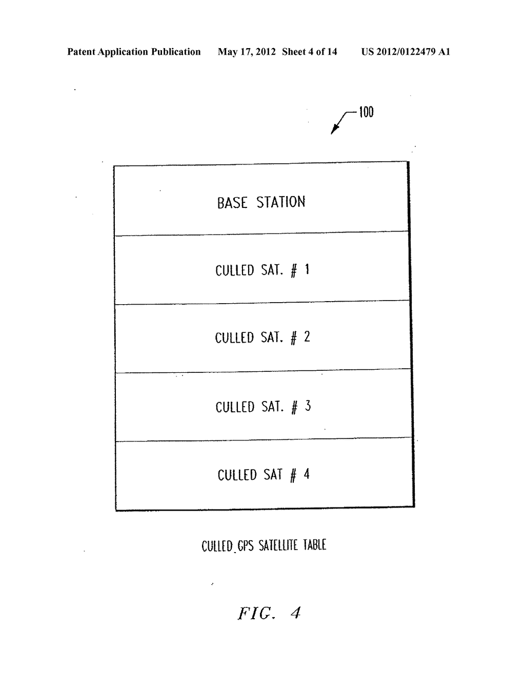 CULLED SATELLITE EPHEMERIS INFORMATION FOR QUICK, ACCURATE ASSISTED     LOCATING SATELLITE LOCATION DETERMINATION FOR CELL SITE ANTENNAS - diagram, schematic, and image 05