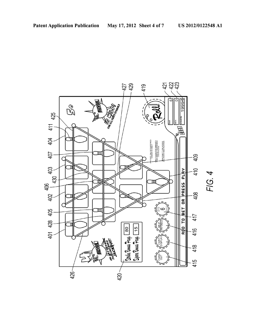 METHOD, APPARATUS, AND PROGRAM PRODUCT FOR PRESENTING GAMING RESULTS     THROUGH INVERSE SYMBOL LOGIC - diagram, schematic, and image 05