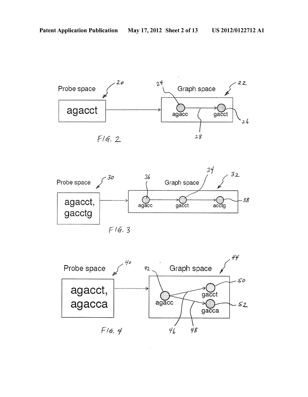 Methods for Sequencing a Biomolecule by Detecting Relative Positions of     Hybridized Probes - diagram, schematic, and image 03