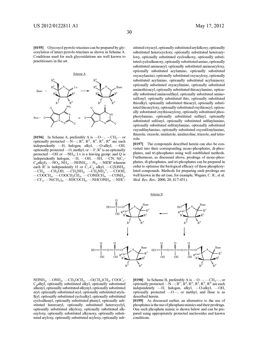 BICYCLIC NUCLEOSIDES AND NUCLEOTIDES AS THERAPEUTIC AGENTS - diagram, schematic, and image 31