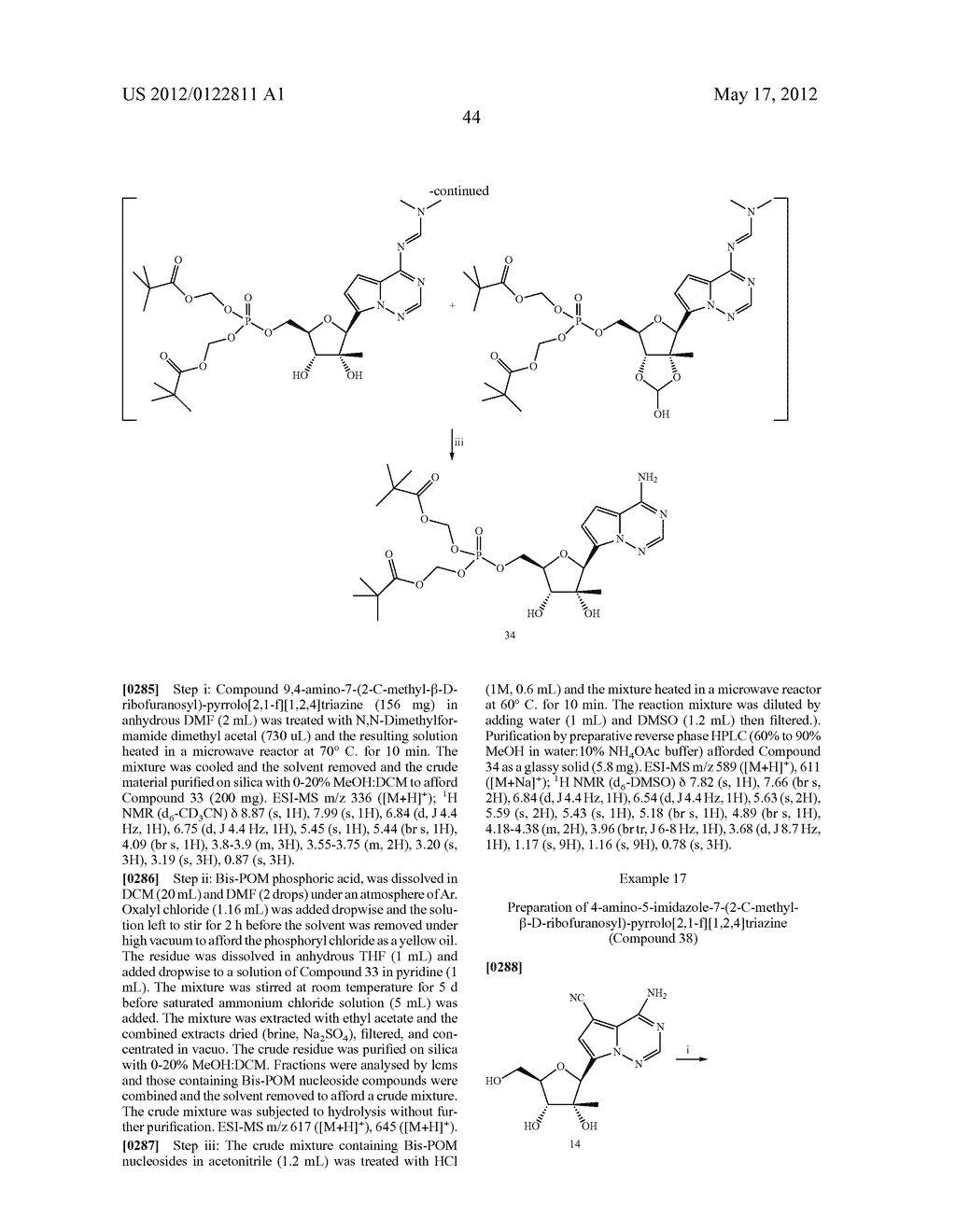 BICYCLIC NUCLEOSIDES AND NUCLEOTIDES AS THERAPEUTIC AGENTS - diagram, schematic, and image 45