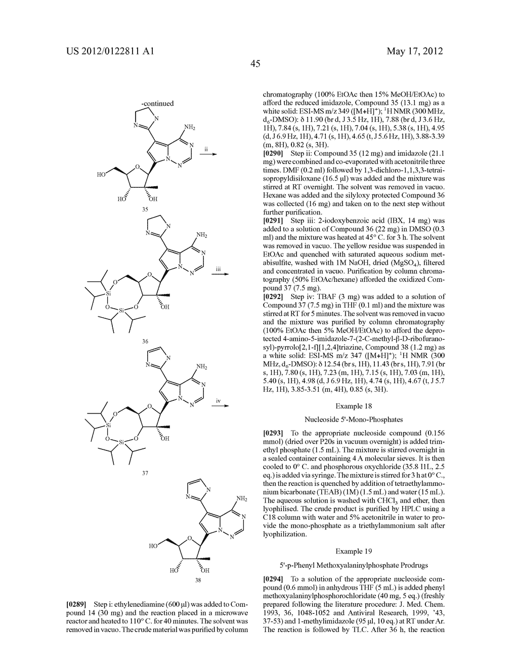 BICYCLIC NUCLEOSIDES AND NUCLEOTIDES AS THERAPEUTIC AGENTS - diagram, schematic, and image 46