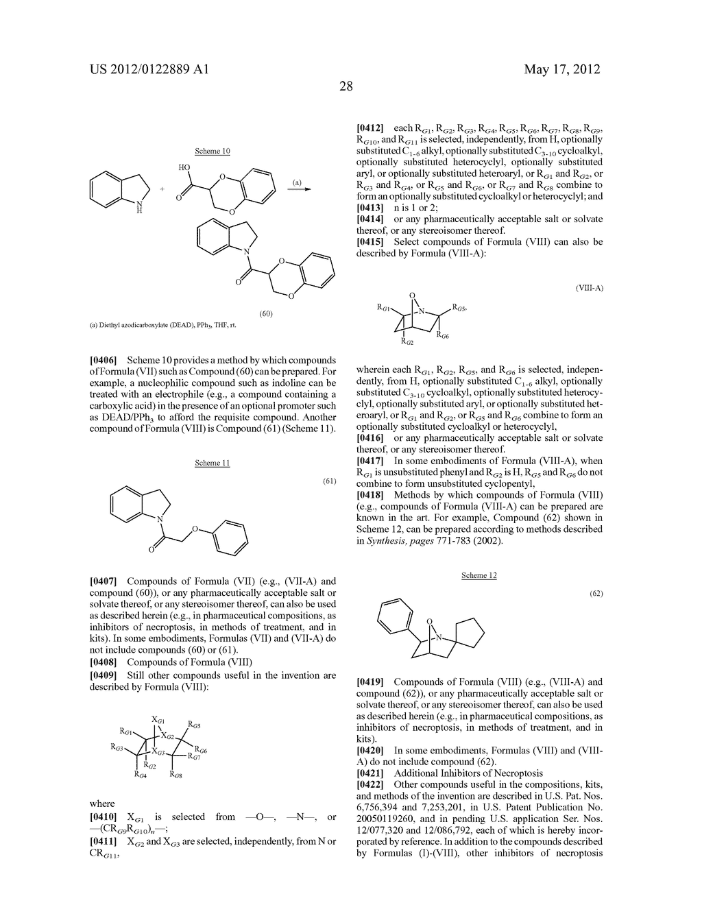 SMALL MOLECULE INHIBITORS OF NECROPTOSIS - diagram, schematic, and image 29