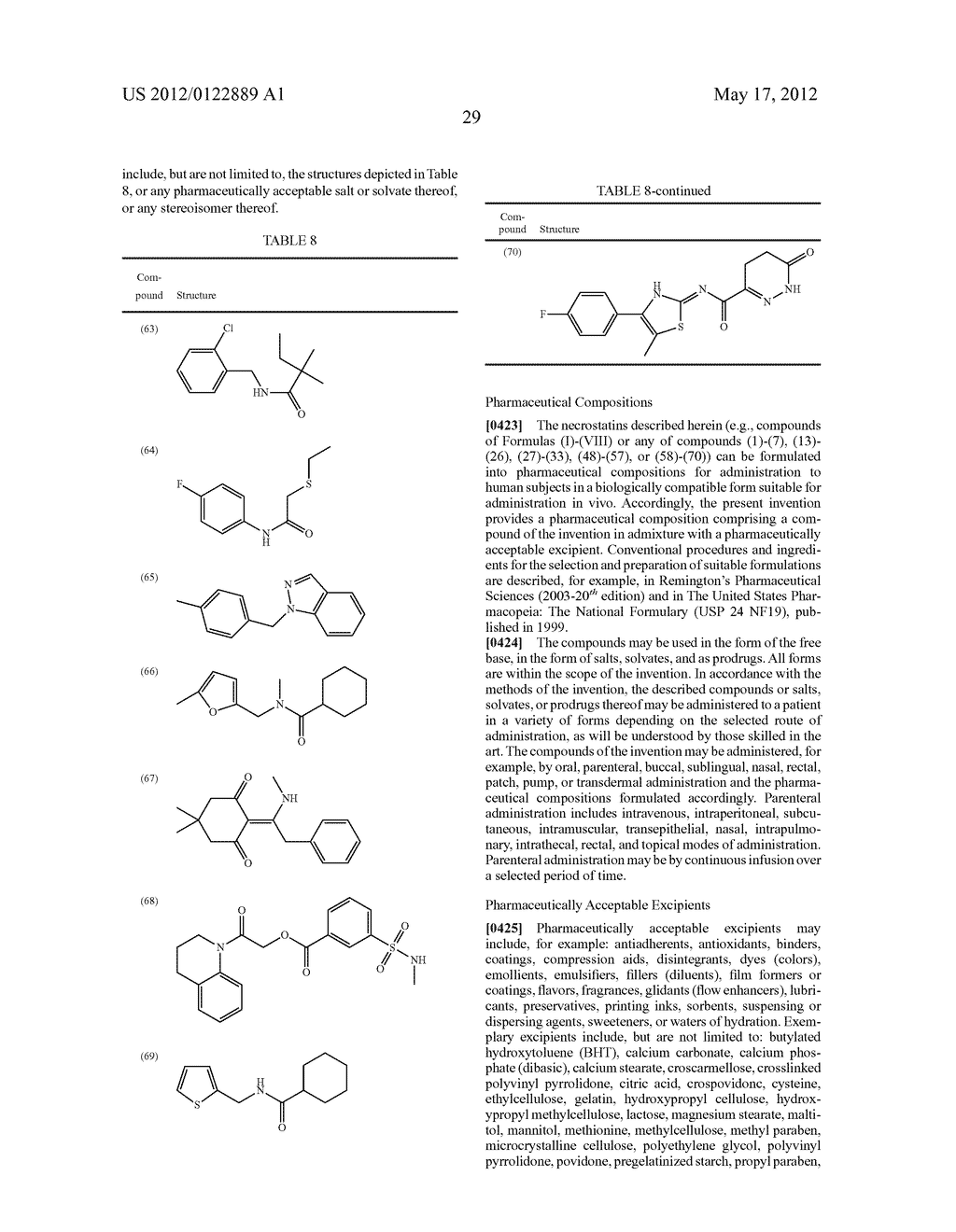 SMALL MOLECULE INHIBITORS OF NECROPTOSIS - diagram, schematic, and image 30