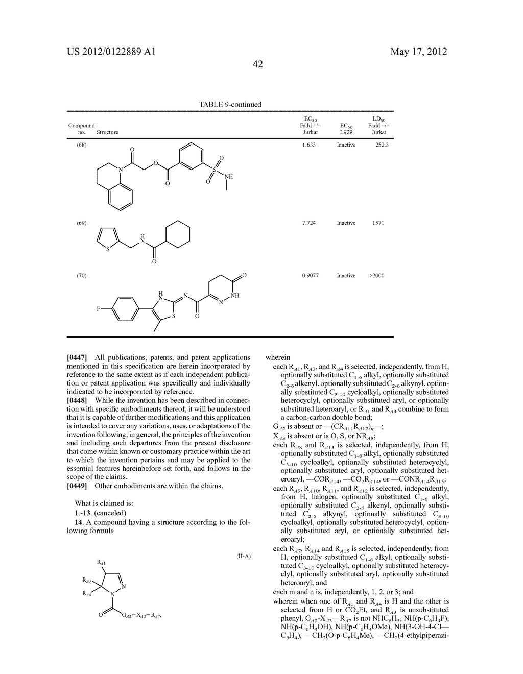 SMALL MOLECULE INHIBITORS OF NECROPTOSIS - diagram, schematic, and image 43