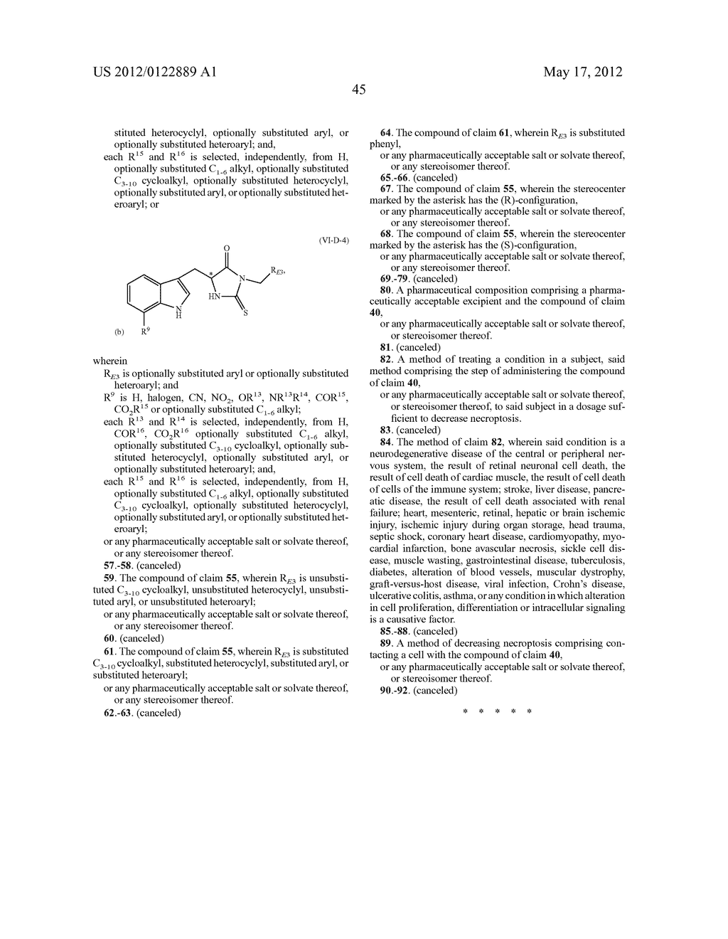 SMALL MOLECULE INHIBITORS OF NECROPTOSIS - diagram, schematic, and image 46