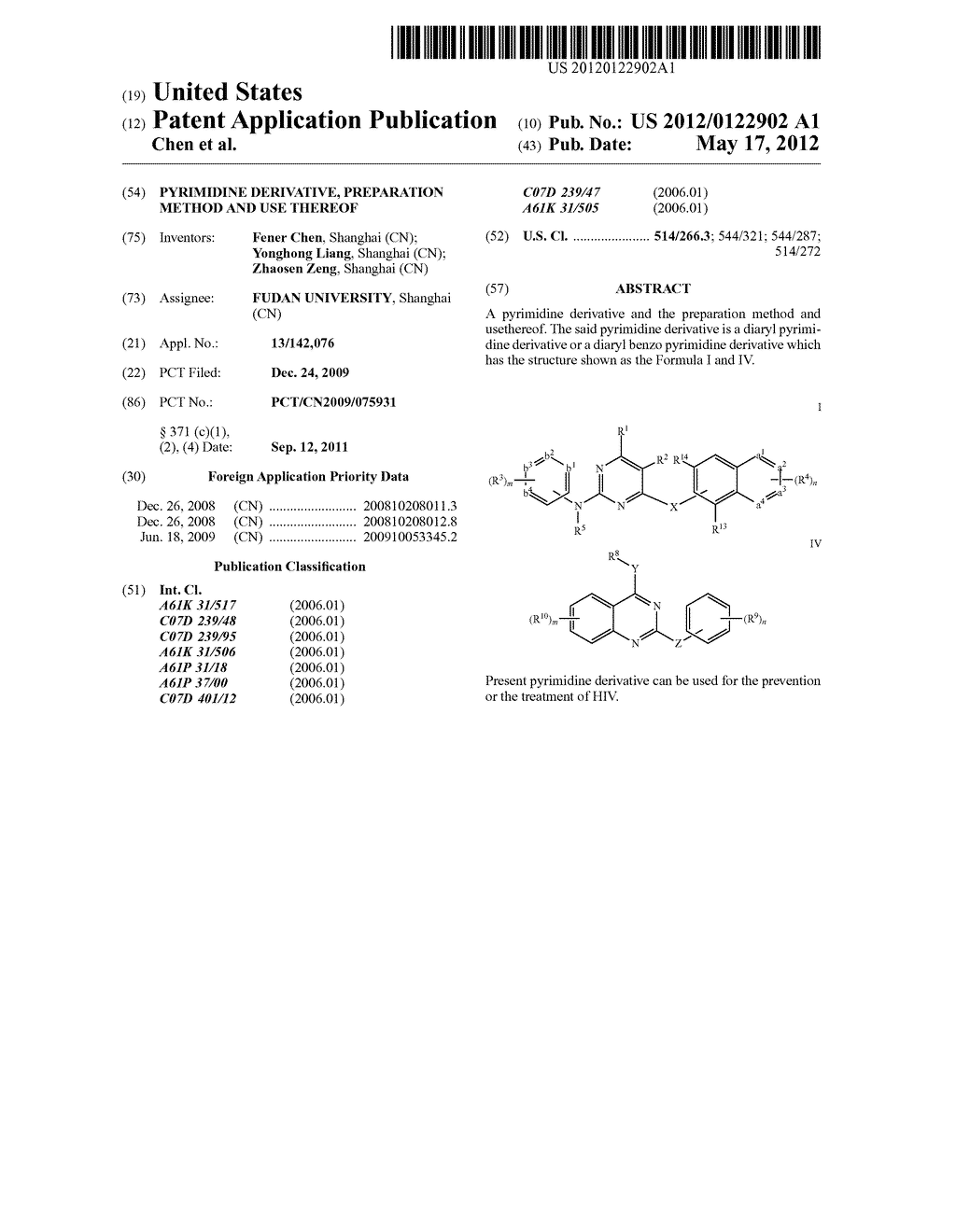 PYRIMIDINE DERIVATIVE, PREPARATION METHOD AND USE THEREOF - diagram, schematic, and image 01