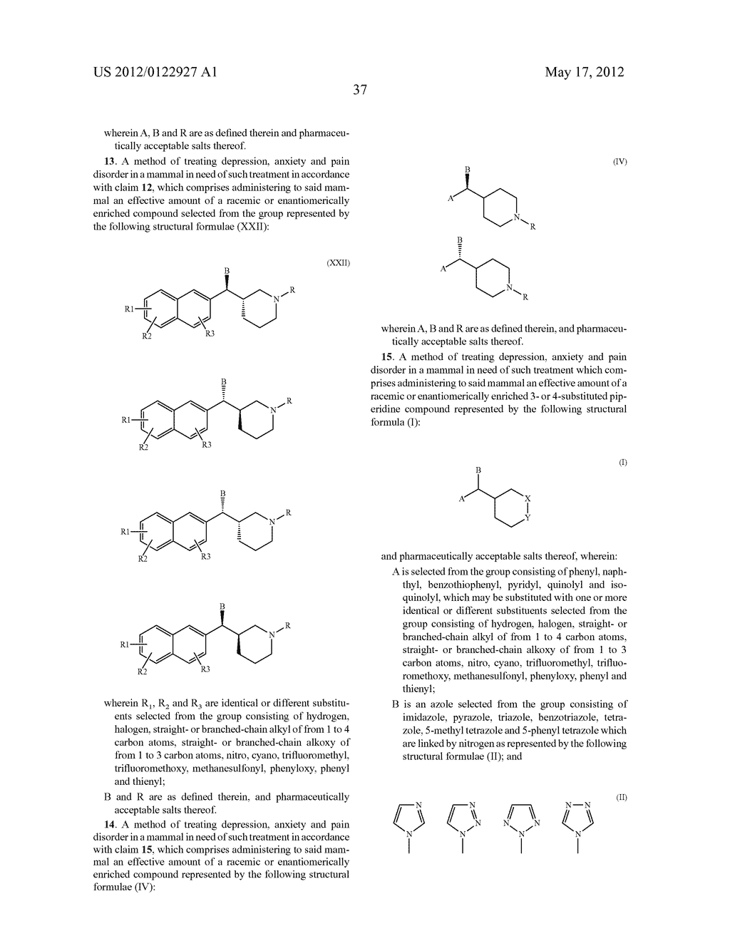 3 OR 4-SUBSTITUTED PIPERIDINE COMPOUNDS - diagram, schematic, and image 38