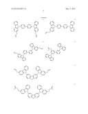 ORGANIC ELECTROLUMINESCENT ELEMENT MATERIAL, ORGANIC ELECTROLUMINESCENT     ELEMENT, METHOD OF MANUFACTURING ORGANIC ELECTROLUMINESCENT ELEMENT,     DISPLAY DEVICE, AND ILLUMINATING DEVICE diagram and image