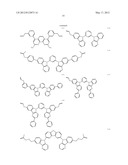 ORGANIC ELECTROLUMINESCENT ELEMENT MATERIAL, ORGANIC ELECTROLUMINESCENT     ELEMENT, METHOD OF MANUFACTURING ORGANIC ELECTROLUMINESCENT ELEMENT,     DISPLAY DEVICE, AND ILLUMINATING DEVICE diagram and image