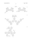 ORGANIC ELECTROLUMINESCENT ELEMENT MATERIAL, ORGANIC ELECTROLUMINESCENT     ELEMENT, METHOD OF MANUFACTURING ORGANIC ELECTROLUMINESCENT ELEMENT,     DISPLAY DEVICE, AND ILLUMINATING DEVICE diagram and image