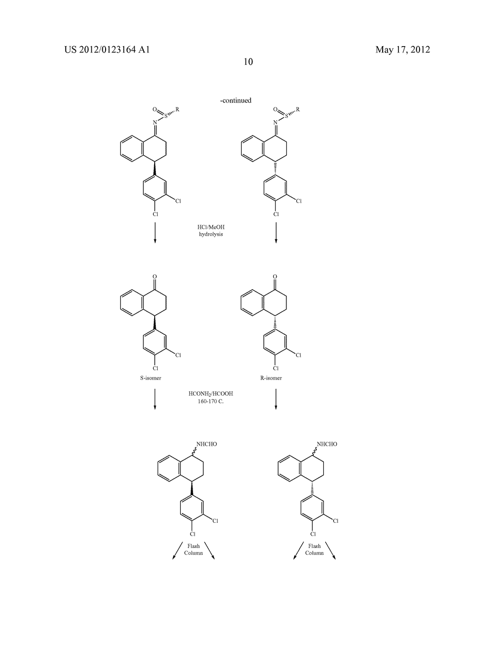 Combinations of Eszopiclone and Trans     4-(3,4-Dichlorophenyl)-1,2,3,4-Tetrahydro-N-Methyl-1-Napthalenamine or     Trans 4-(3,4-Dichlorophenyl)-1,2,3,4-Tetrahydro-1-Napthalenamine, and     Methods of Treatment of Menopause and Mood, Anxiety, and Cognitive     Disorders - diagram, schematic, and image 11