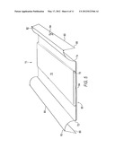 REPLACEABLE ABSORBENT INSERT FOR USE IN TWO-PIECE DIAPERING SYSTEM WITH     RE-USABLE DIAPER SHELL diagram and image