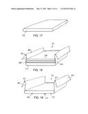 REPLACEABLE ABSORBENT INSERT FOR USE IN TWO-PIECE DIAPERING SYSTEM WITH     RE-USABLE DIAPER SHELL diagram and image