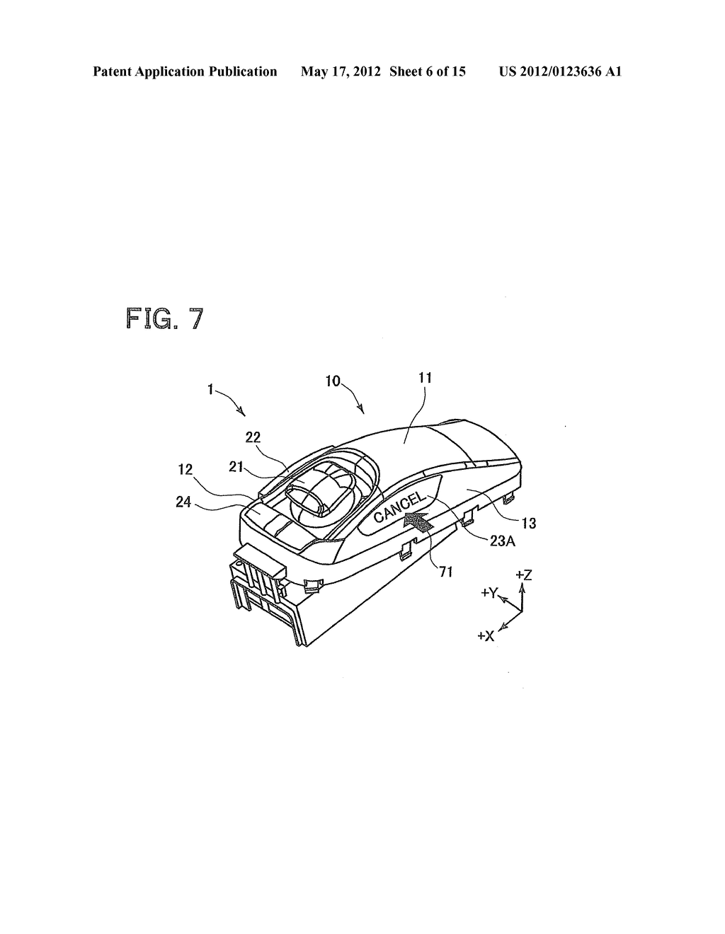 OPERATION INPUT DEVICE FOR VEHICLE - diagram, schematic, and image 07