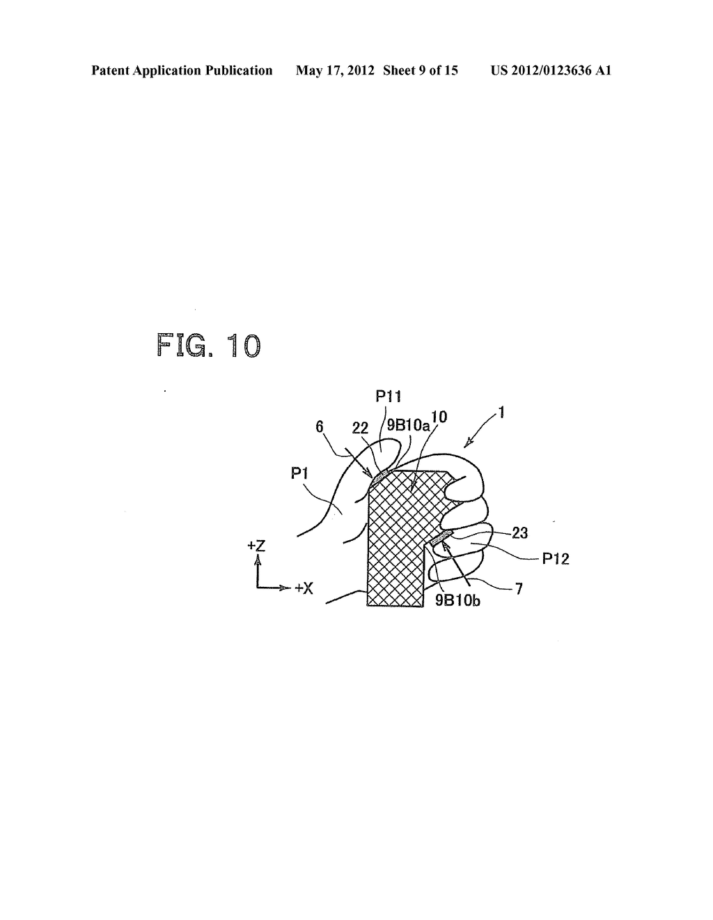 OPERATION INPUT DEVICE FOR VEHICLE - diagram, schematic, and image 10